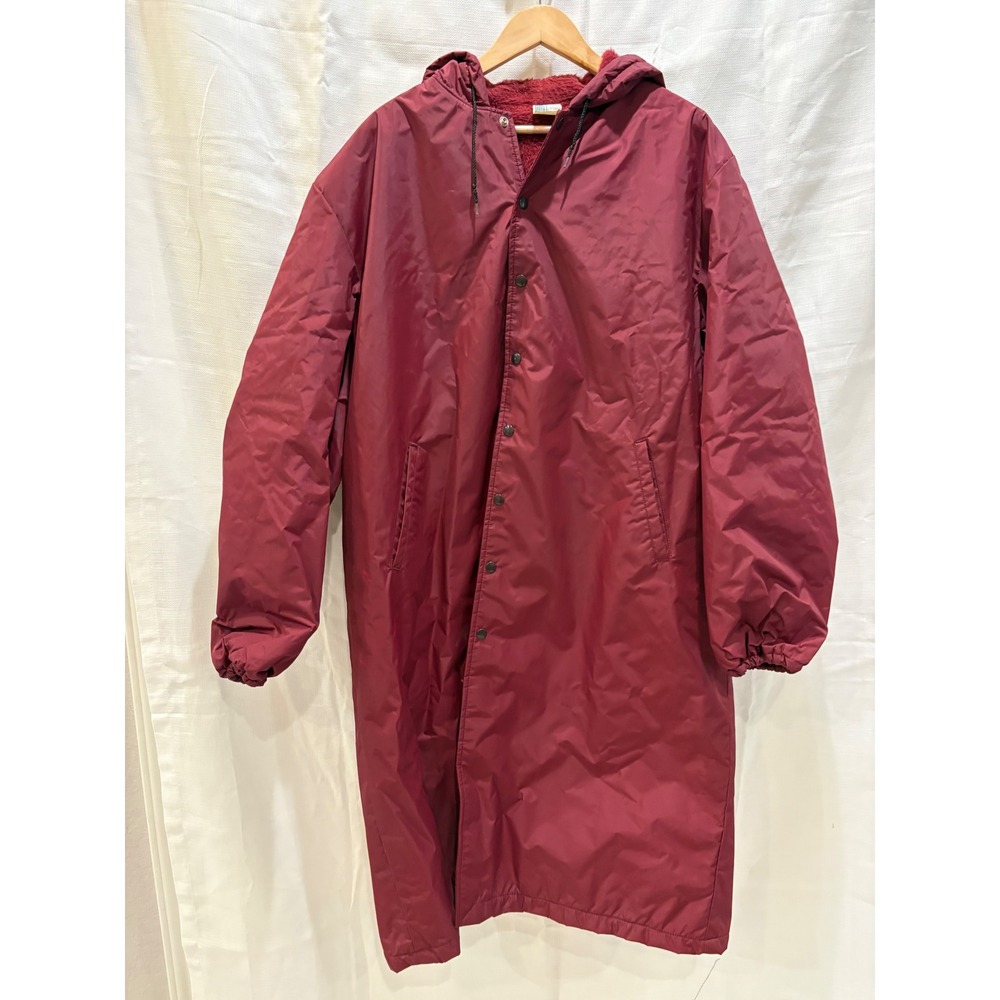 Vintage Texas A&M Howe‎ Athletic Sideline Parka Jacket Maroon Fleece Lined XXL - Picture 7 of 10